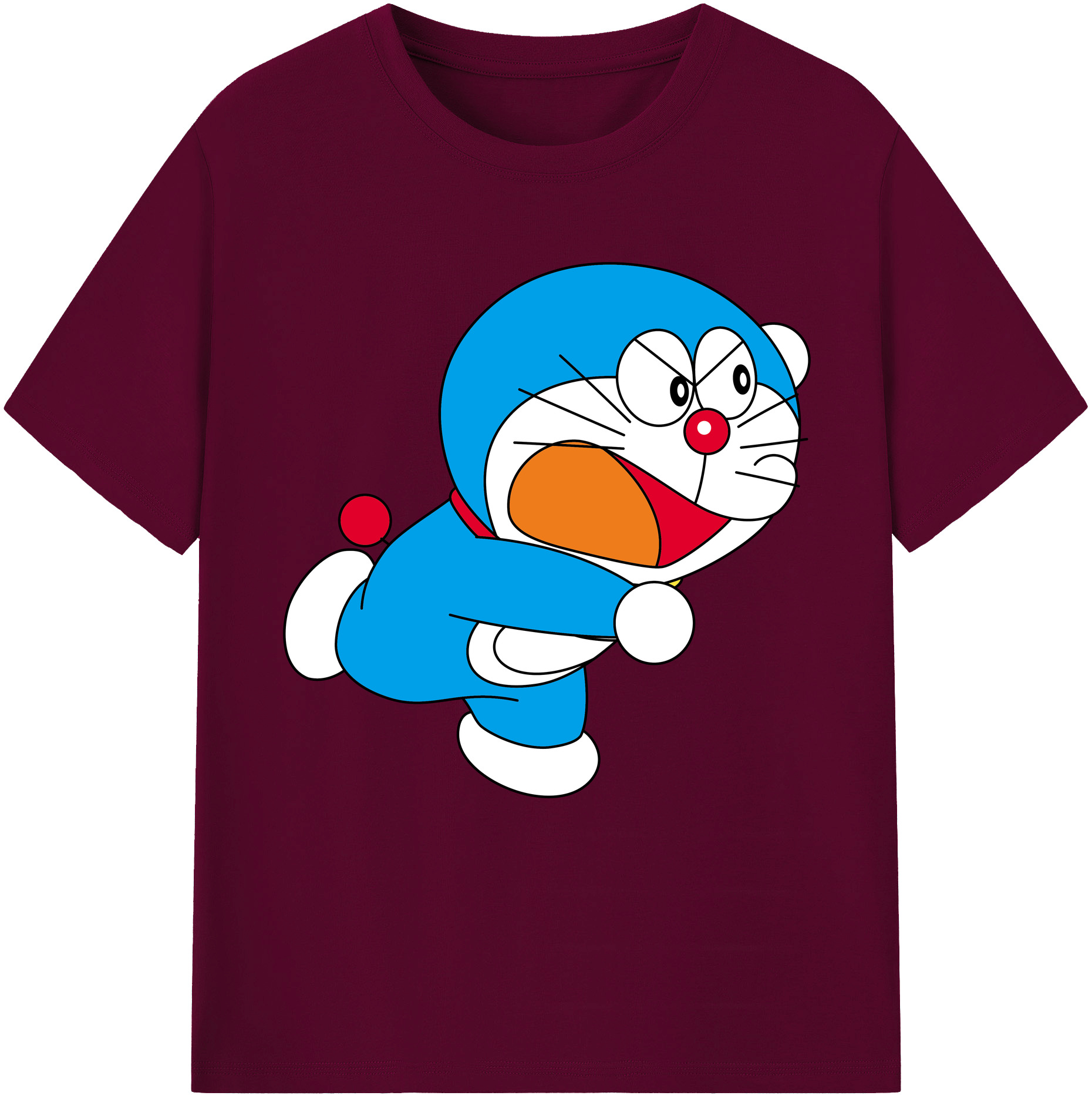 （画像用） ドラえもん Doraemon レディースカジュアルプリントTシャツ（綿100％）